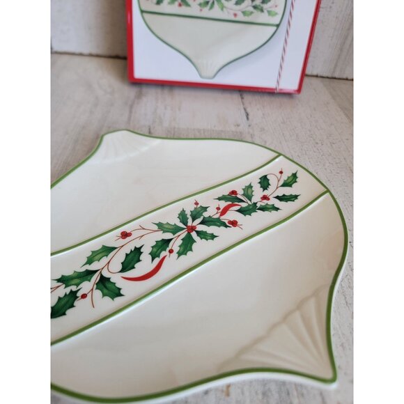 Lenox 887601 posting holidays ornament accent plate Xmas - Picture 6 of 6
